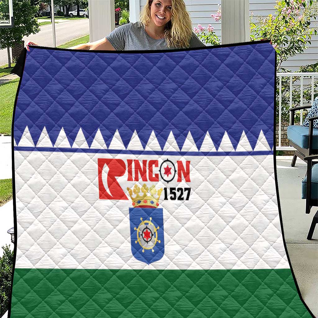 Bonaire Rincon Quilt Flag Stylized