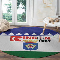 Bonaire Rincon Round Carpet Flag Stylized