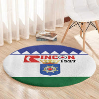 Bonaire Rincon Round Carpet Flag Stylized