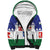 Personalised Bonaire Rincon Sherpa Hoodie Flag Stylized