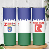 Personalised Bonaire Rincon Skinny Tumbler Flag Stylized