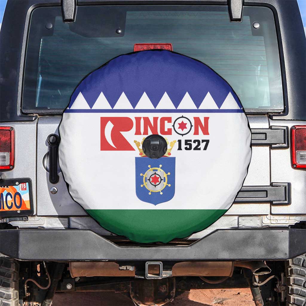 Bonaire Rincon Spare Tire Cover Flag Stylized