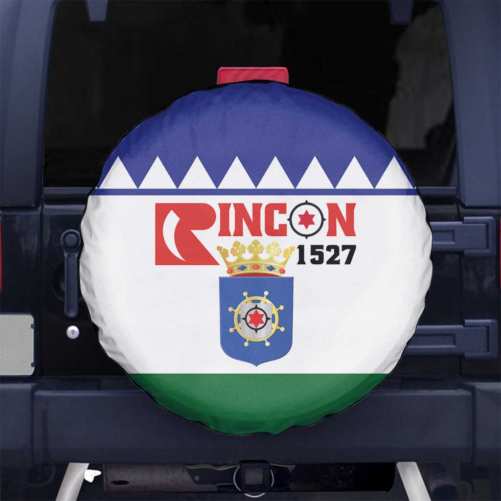 Bonaire Rincon Spare Tire Cover Flag Stylized