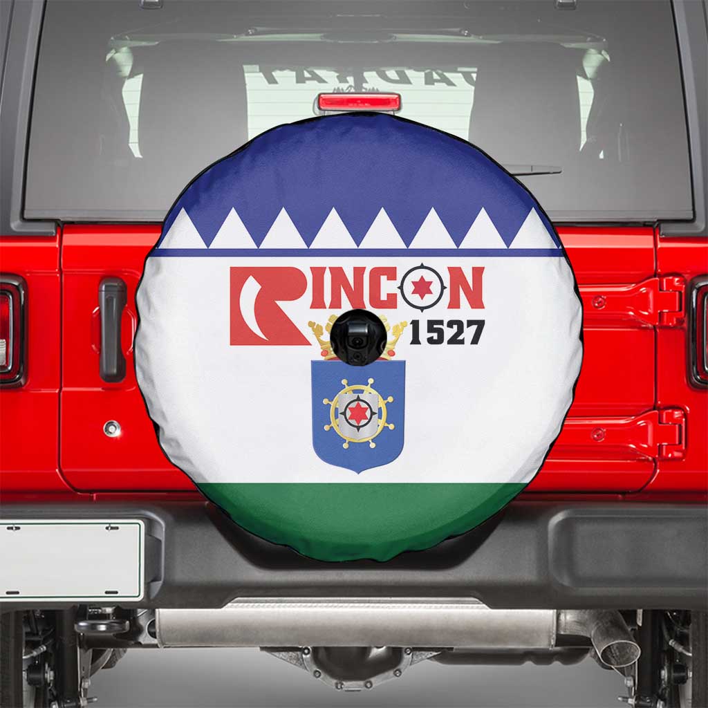 Bonaire Rincon Spare Tire Cover Flag Stylized