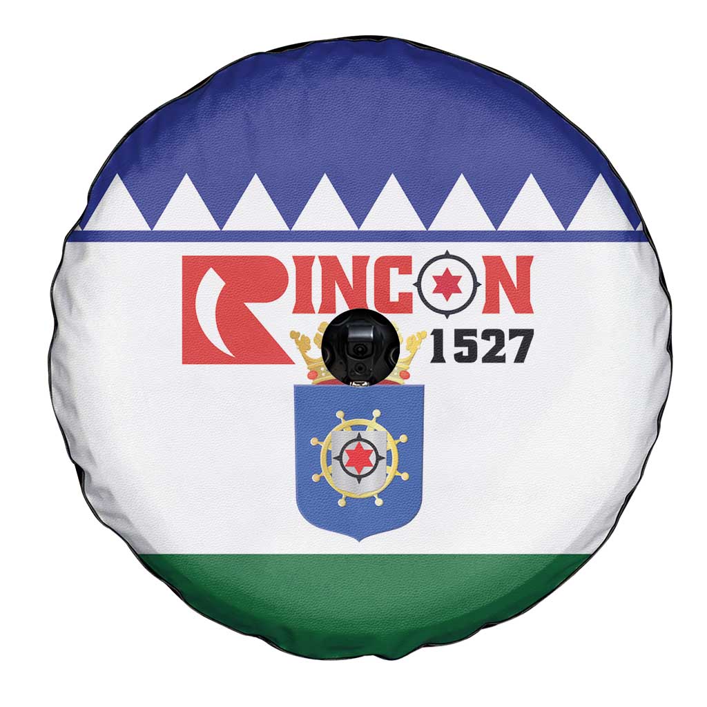 Bonaire Rincon Spare Tire Cover Flag Stylized