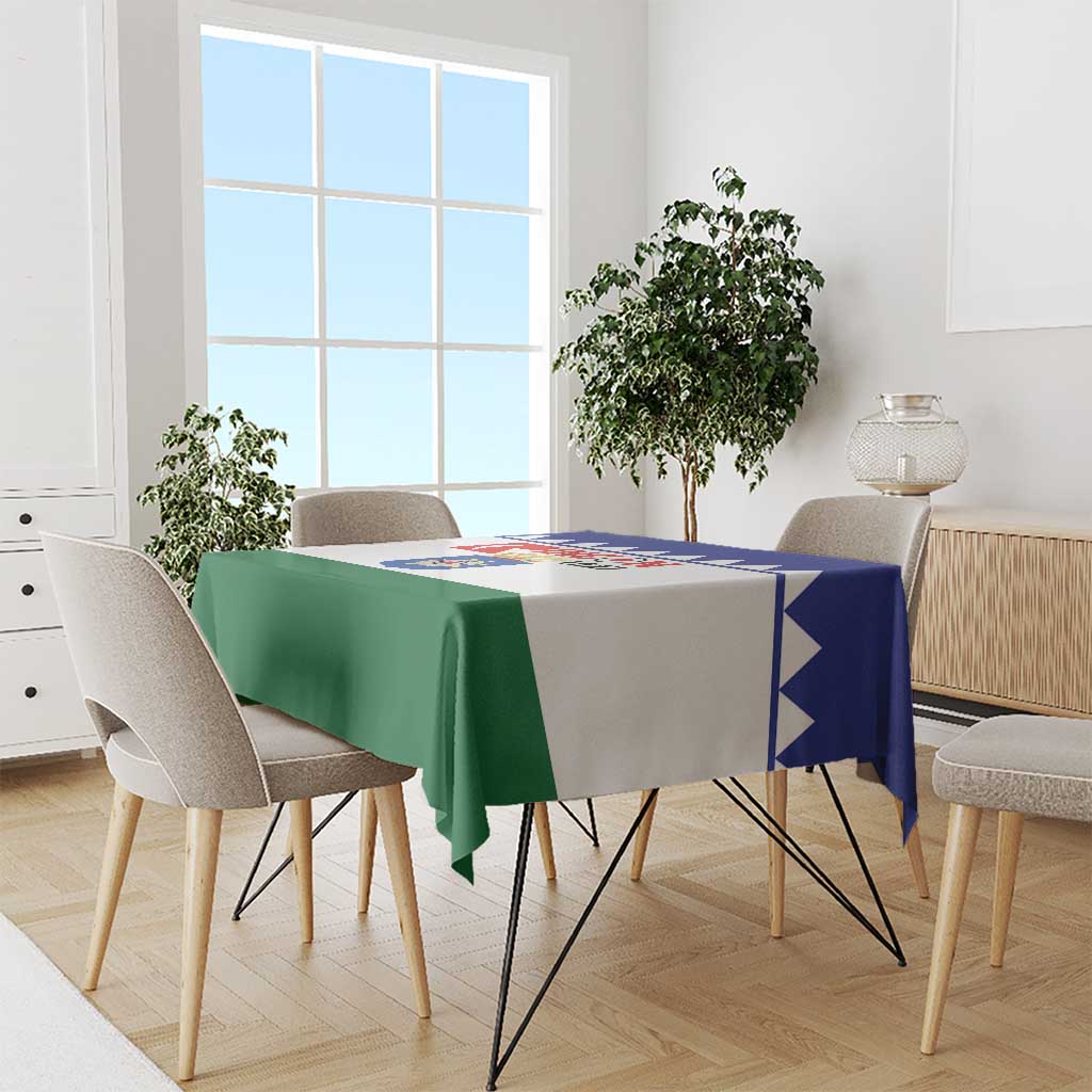 Bonaire Rincon Tablecloth Flag Stylized