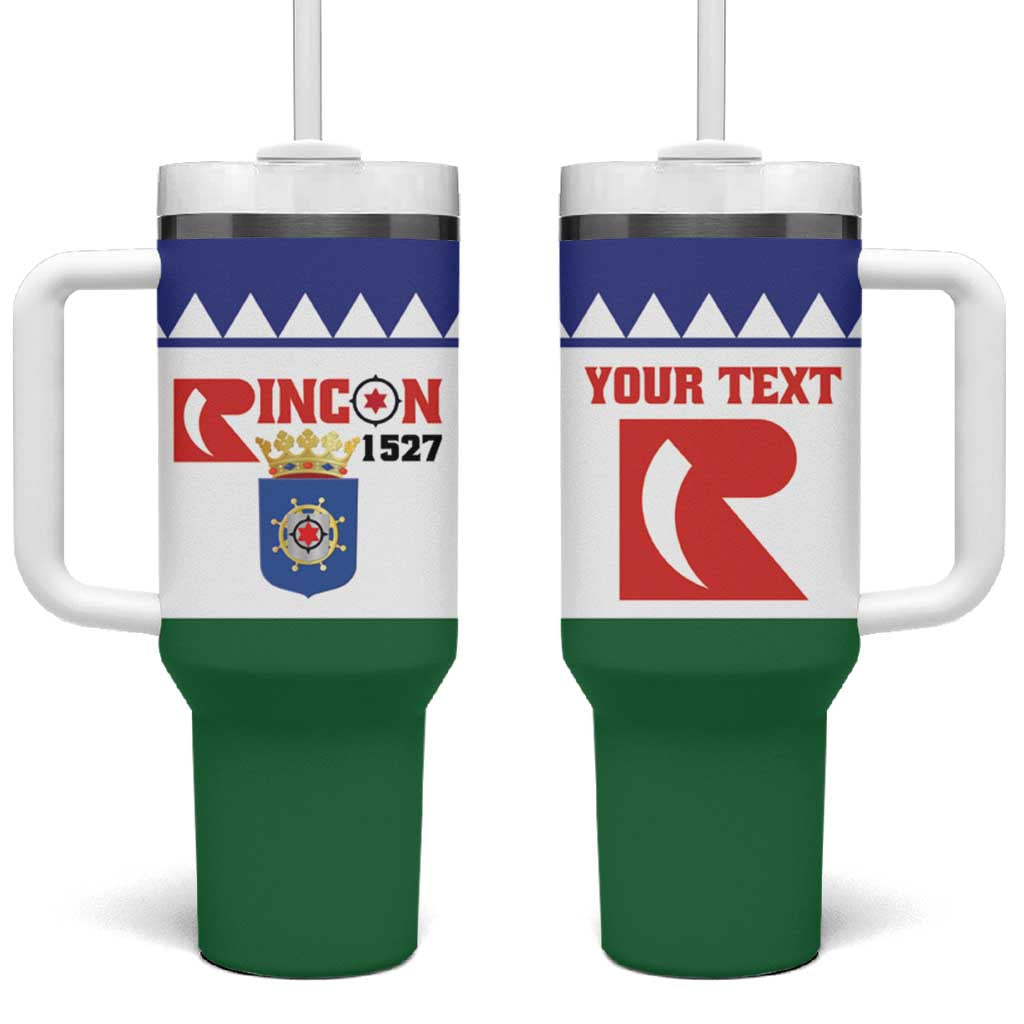 Personalised Bonaire Rincon Tumbler With Handle Flag Stylized