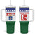 Personalised Bonaire Rincon Tumbler With Handle Flag Stylized