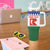 Personalised Bonaire Rincon Tumbler With Handle Flag Stylized