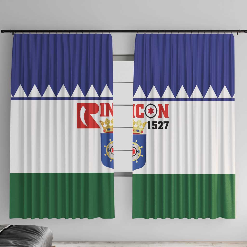 Bonaire Rincon Window Curtain Flag Stylized