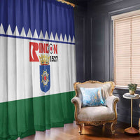 Bonaire Rincon Window Curtain Flag Stylized