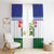 Bonaire Rincon Window Curtain Flag Stylized