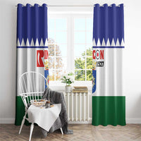Bonaire Rincon Window Curtain Flag Stylized
