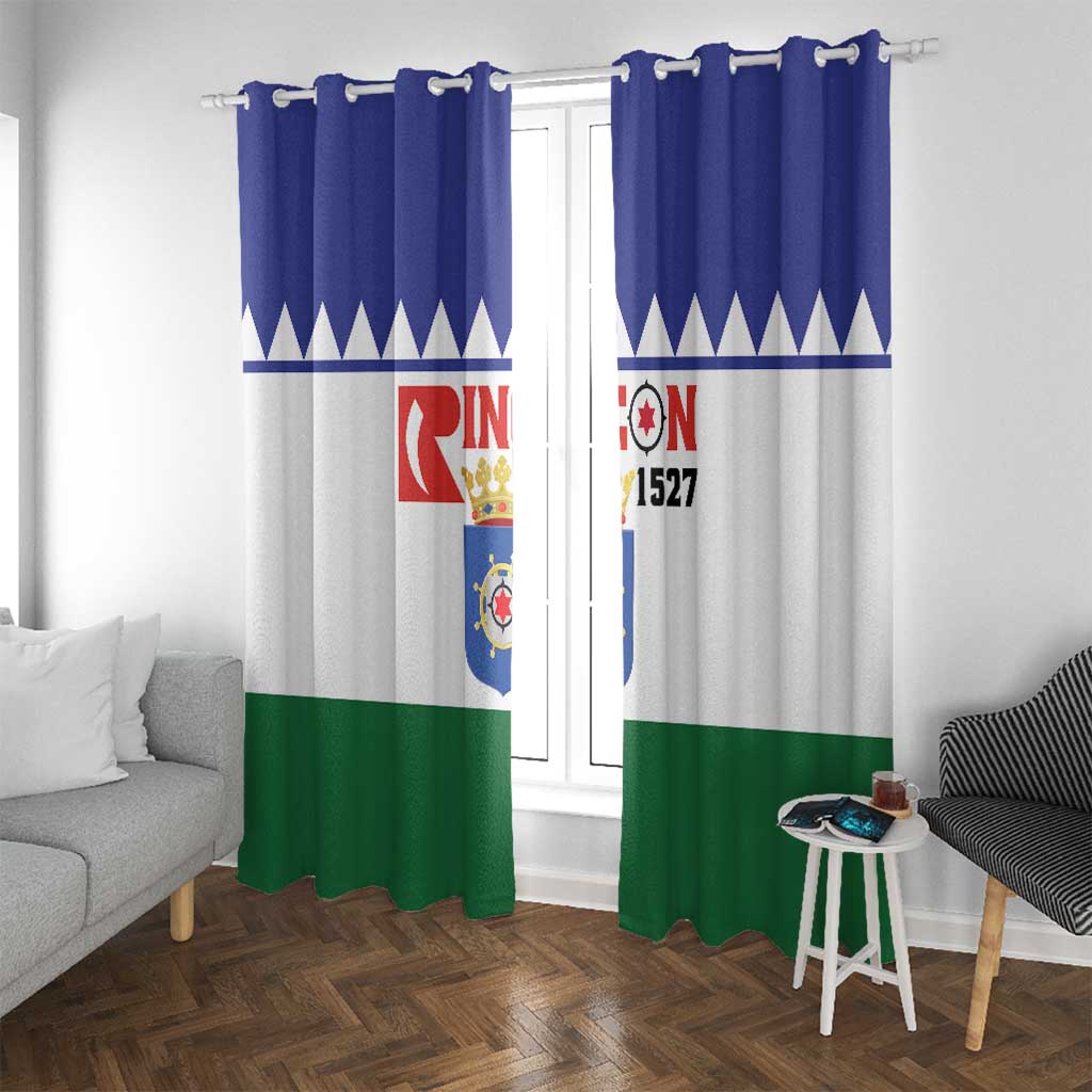 Bonaire Rincon Window Curtain Flag Stylized
