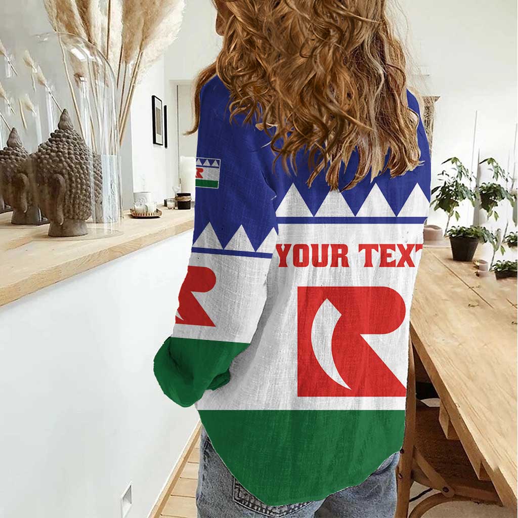 Personalised Bonaire Rincon Women Casual Shirt Flag Stylized