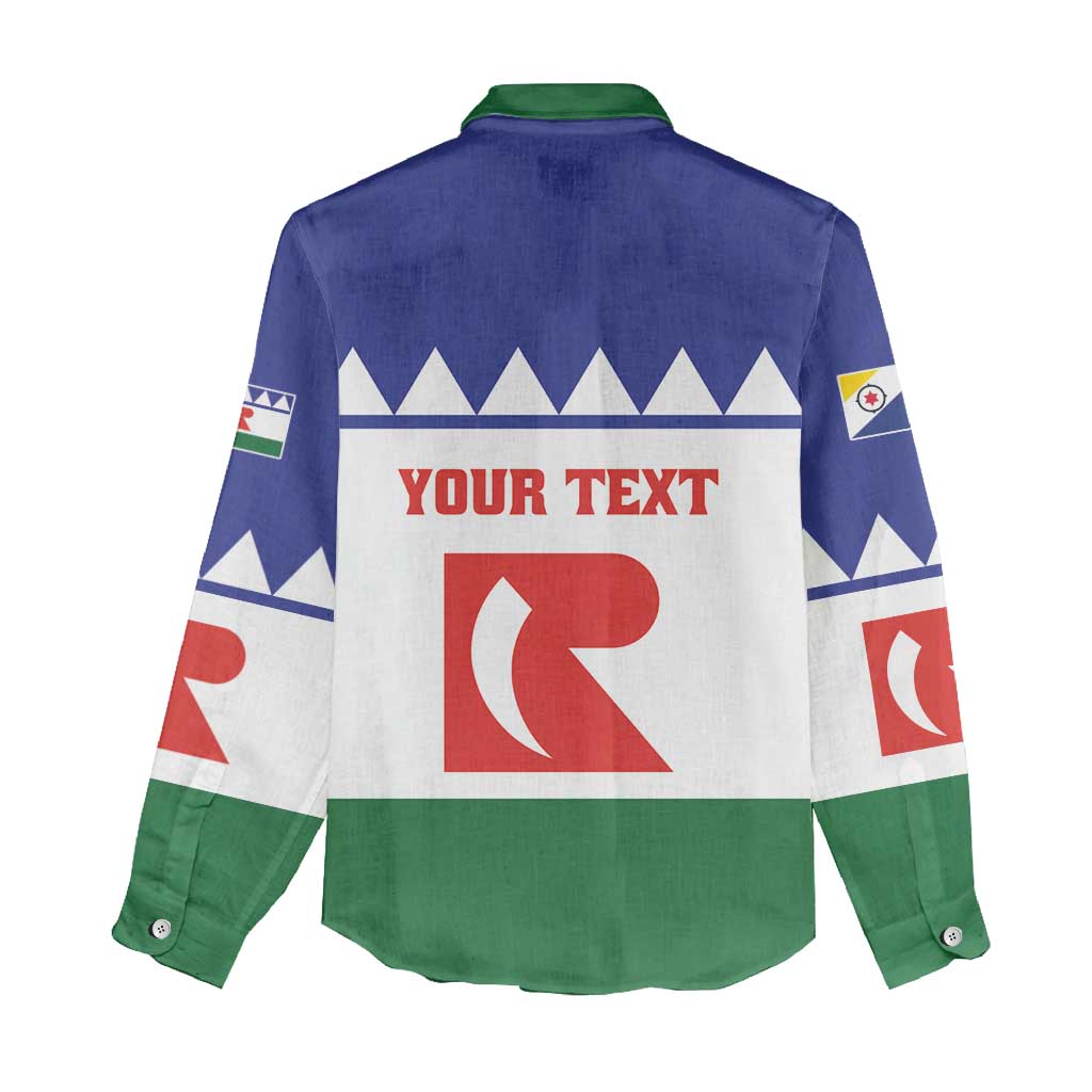 Personalised Bonaire Rincon Women Casual Shirt Flag Stylized