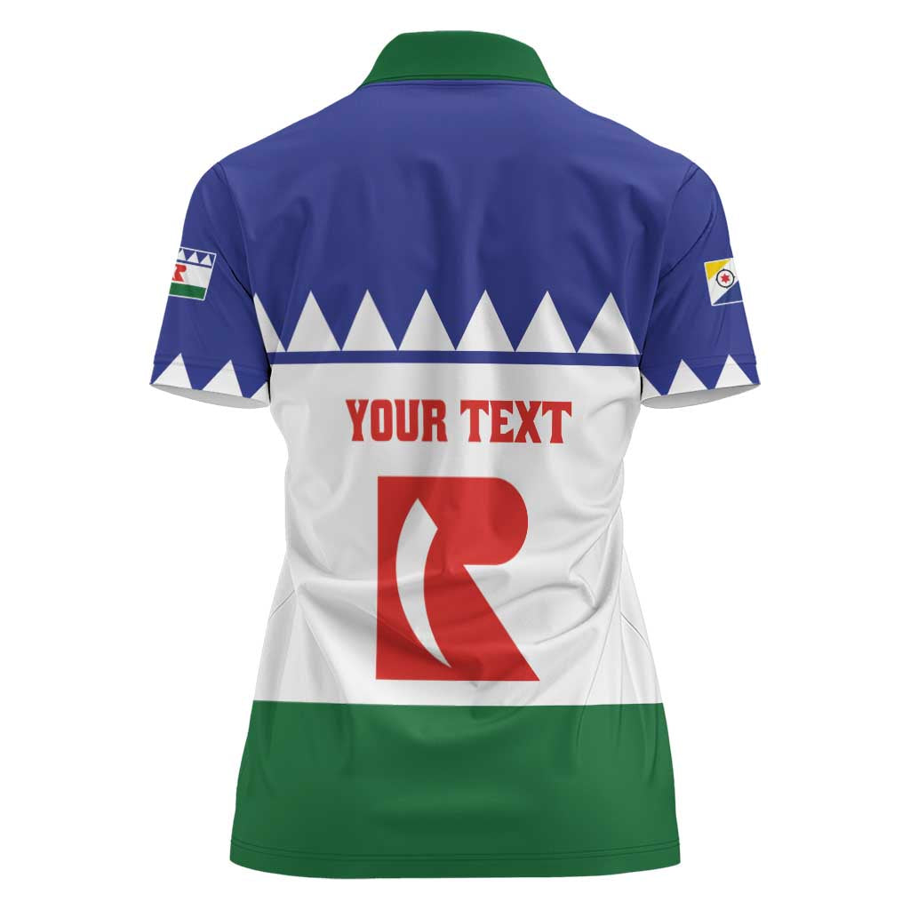 Personalised Bonaire Rincon Women Polo Shirt Flag Stylized
