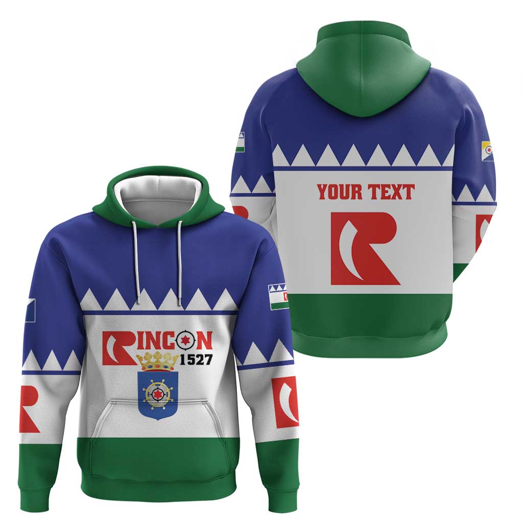 Personalised Bonaire Rincon Zip Hoodie Flag Stylized