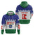 Personalised Bonaire Rincon Zip Hoodie Flag Stylized