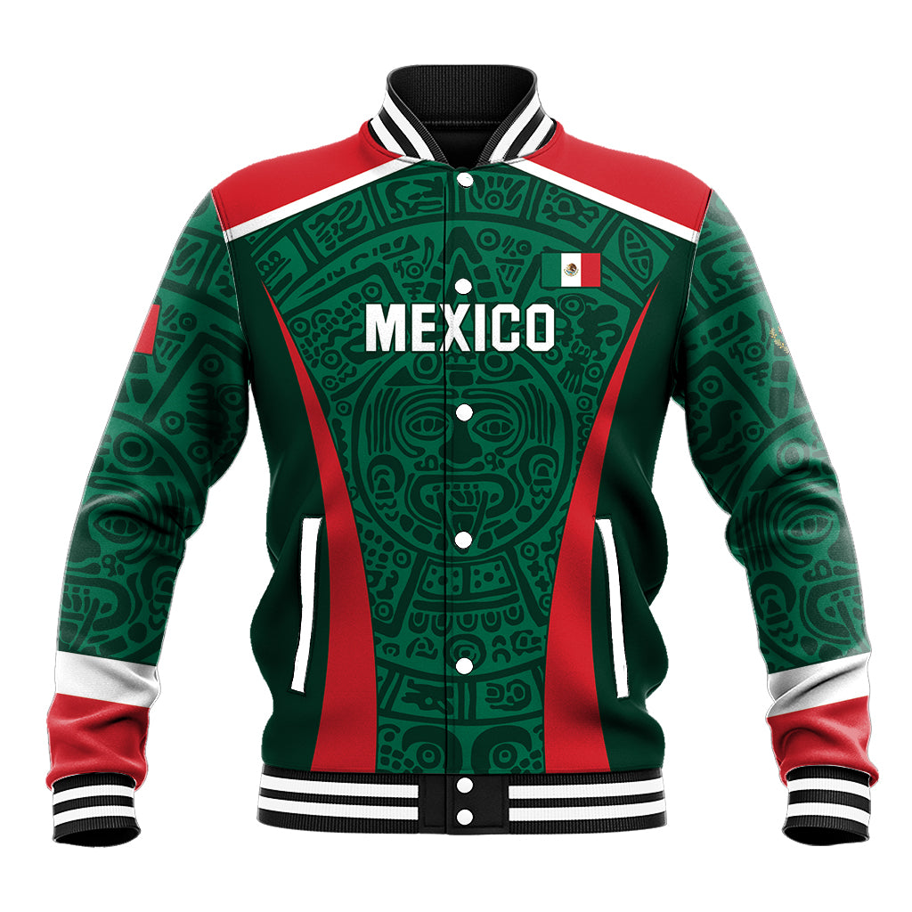 Personalized Mexico 2024 Football Baseball Jacket El Tri Go Champion - Wonder Print Shop