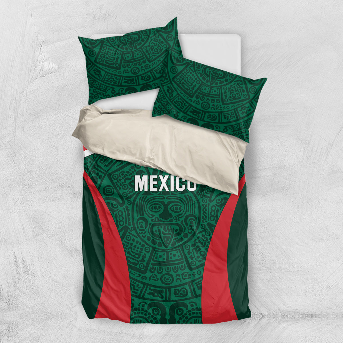 Mexico 2024 Football Bedding Set El Tri Go Champion - Wonder Print Shop