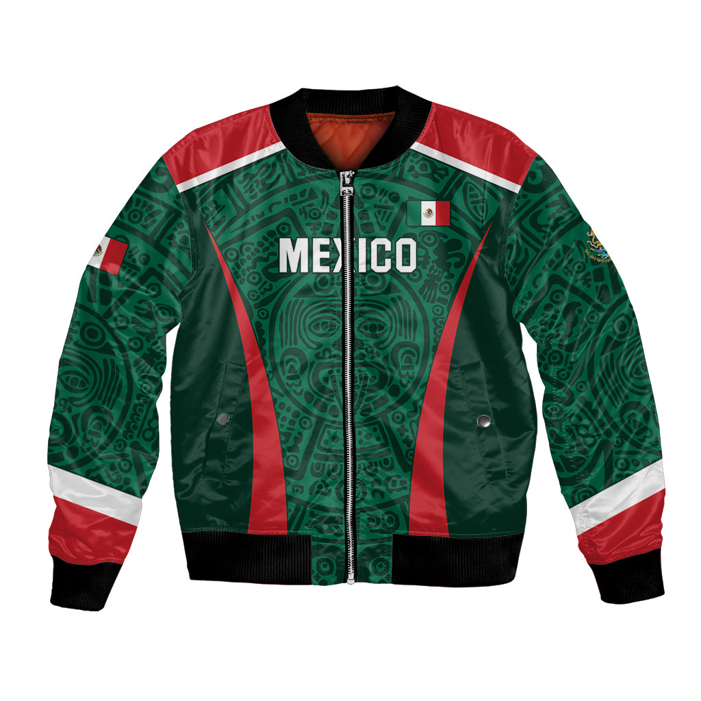 Personalized Mexico 2024 Football Bomber Jacket El Tri Go Champion - Wonder Print Shop