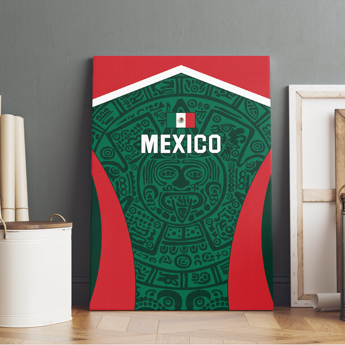 Mexico 2024 Football Canvas Wall Art El Tri Go Champion - Wonder Print Shop