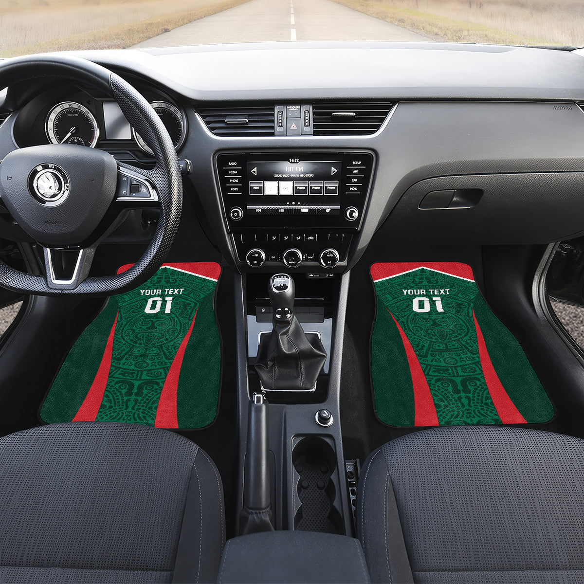 Mexico 2024 Football Car Mats El Tri Go Champion - Wonder Print Shop