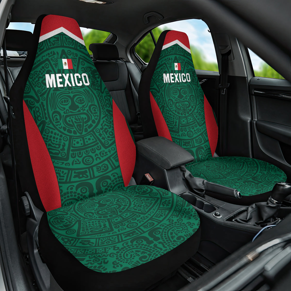 Mexico 2024 Football Car Seat Cover El Tri Go Champion - Wonder Print Shop