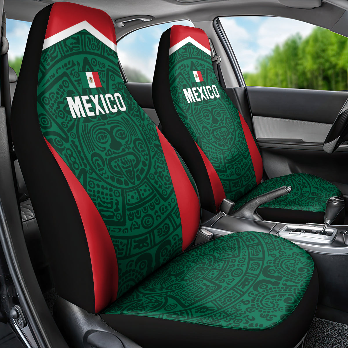 Mexico 2024 Football Car Seat Cover El Tri Go Champion - Wonder Print Shop