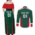 Personalized Mexico 2024 Football Couples Matching Off Shoulder Maxi Dress and Long Sleeve Button Shirt El Tri Go Champion - Wonder Print Shop
