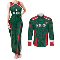 Personalized Mexico 2024 Football Couples Matching Tank Maxi Dress and Long Sleeve Button Shirt El Tri Go Champion - Wonder Print Shop