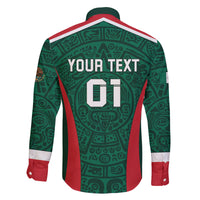 Personalized Mexico 2024 Football Family Matching Long Sleeve Bodycon Dress and Hawaiian Shirt El Tri Go Champion - Wonder Print Shop