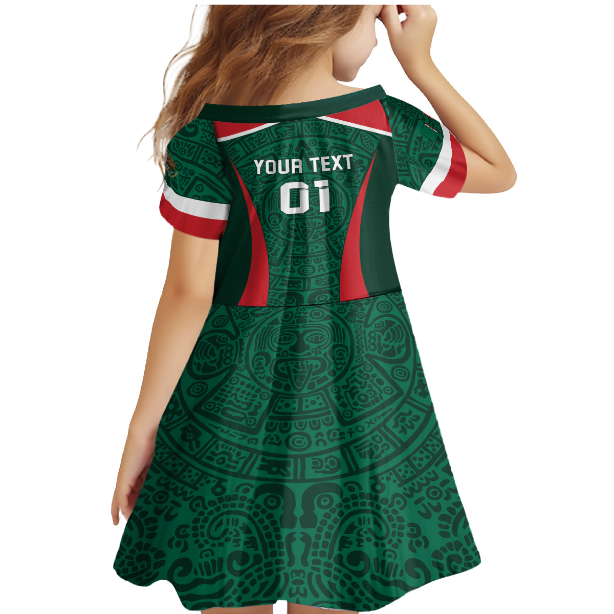 Personalized Mexico 2024 Football Family Matching Mermaid Dress and Hawaiian Shirt El Tri Go Champion - Wonder Print Shop