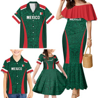 Personalized Mexico 2024 Football Family Matching Mermaid Dress and Hawaiian Shirt El Tri Go Champion - Wonder Print Shop