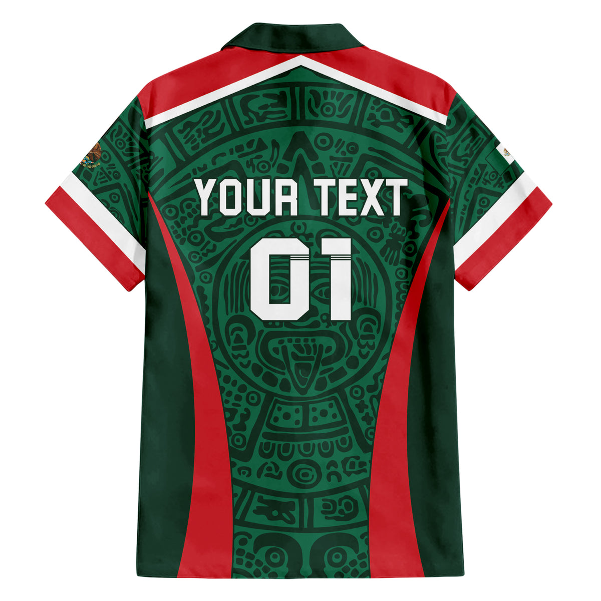 Personalized Mexico 2024 Football Family Matching Short Sleeve Bodycon Dress and Hawaiian Shirt El Tri Go Champion - Wonder Print Shop
