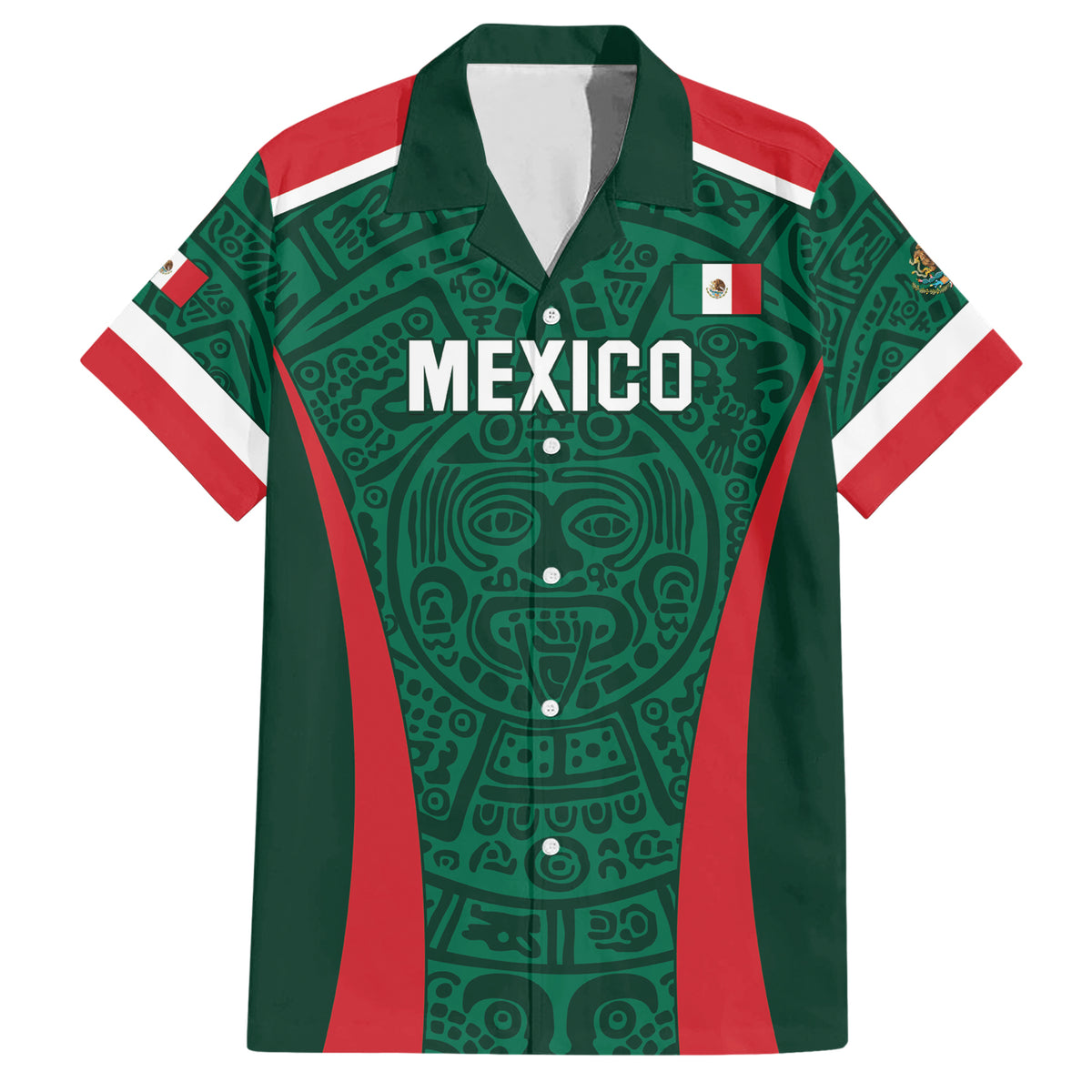 Personalized Mexico 2024 Football Hawaiian Shirt El Tri Go Champion - Wonder Print Shop