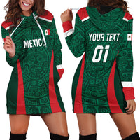 Personalized Mexico 2024 Football Hoodie Dress El Tri Go Champion - Wonder Print Shop