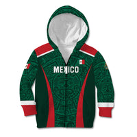Personalized Mexico 2024 Football Kid Hoodie El Tri Go Champion - Wonder Print Shop
