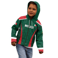 Personalized Mexico 2024 Football Kid Hoodie El Tri Go Champion - Wonder Print Shop