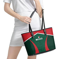 Mexico 2024 Football Leather Tote Bag El Tri Go Champion - Wonder Print Shop
