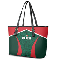 Mexico 2024 Football Leather Tote Bag El Tri Go Champion - Wonder Print Shop
