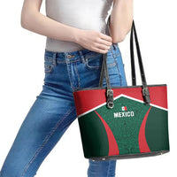 Mexico 2024 Football Leather Tote Bag El Tri Go Champion - Wonder Print Shop