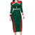 Personalized Mexico 2024 Football Long Sleeve Bodycon Dress El Tri Go Champion - Wonder Print Shop