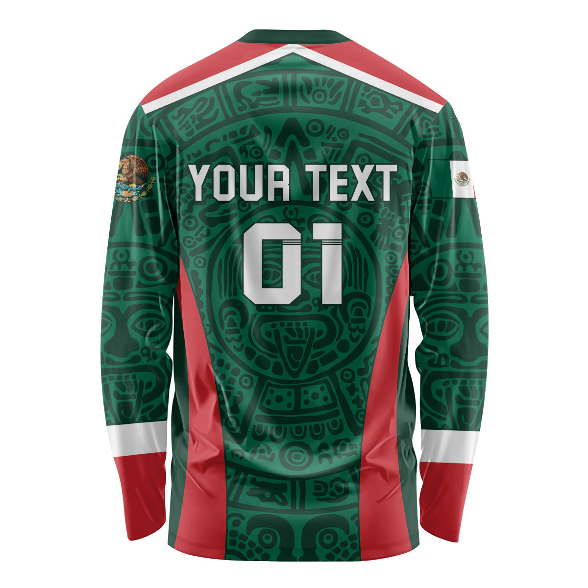 Personalized Mexico 2024 Football Long Sleeve Shirt El Tri Go Champion - Wonder Print Shop