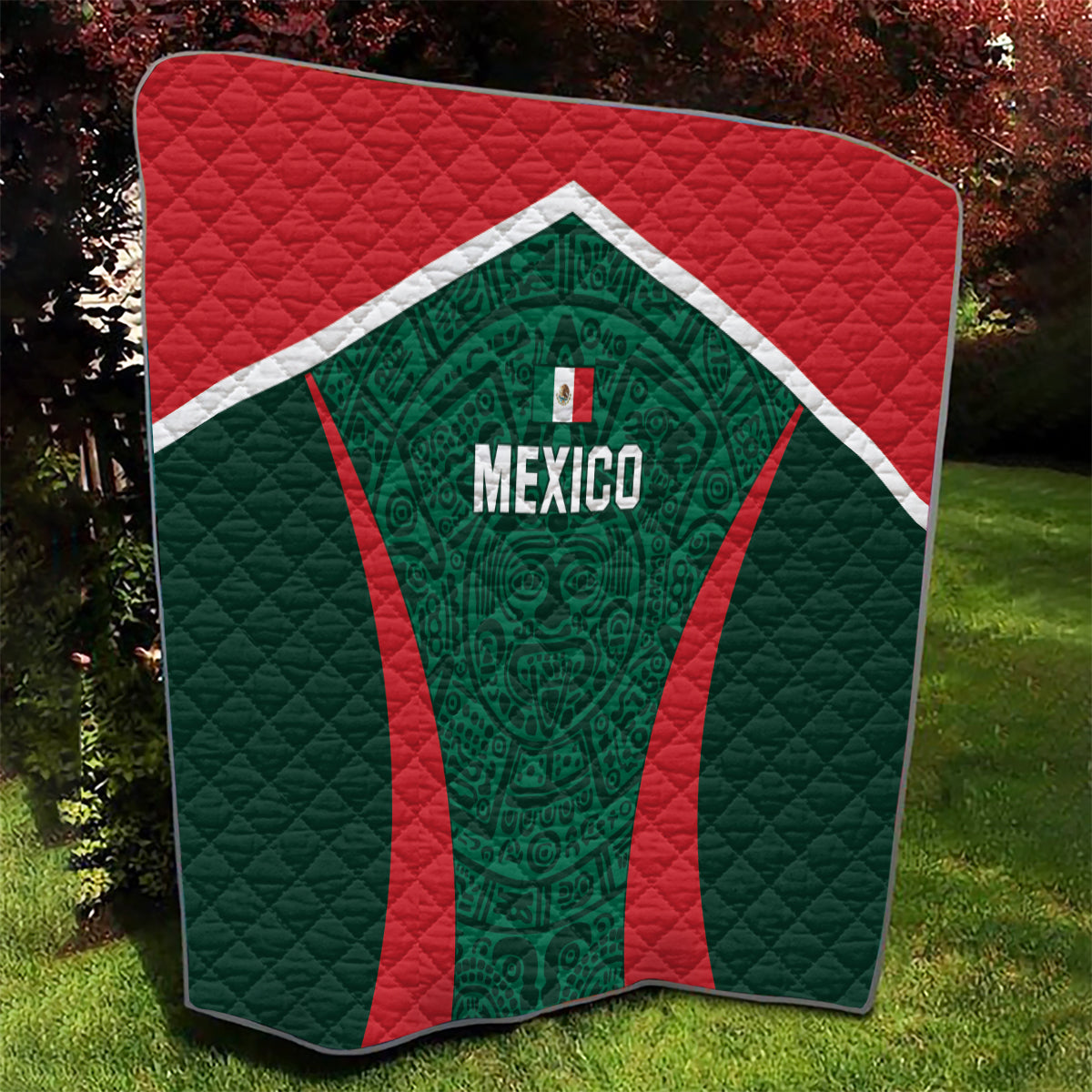 Mexico 2024 Football Quilt El Tri Go Champion - Wonder Print Shop