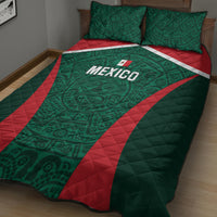 Mexico 2024 Football Quilt Bed Set El Tri Go Champion - Wonder Print Shop