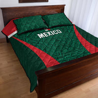 Mexico 2024 Football Quilt Bed Set El Tri Go Champion - Wonder Print Shop