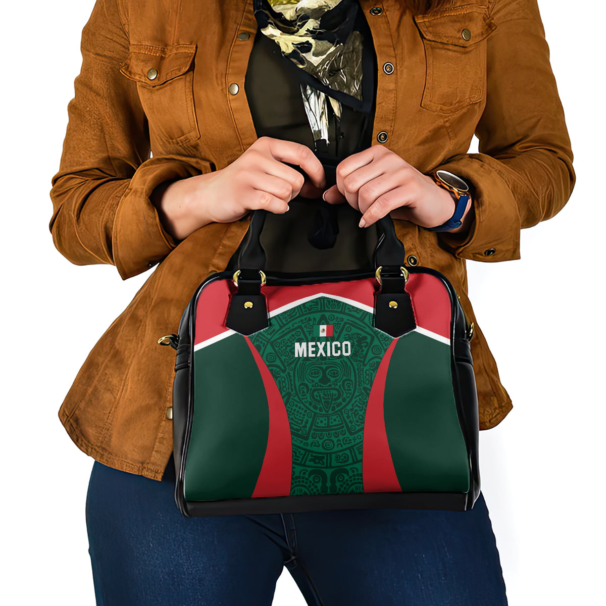 Mexico 2024 Football Shoulder Handbag El Tri Go Champion