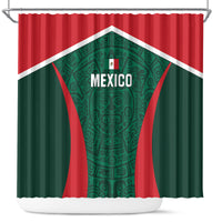 Mexico 2024 Football Shower Curtain El Tri Go Champion
